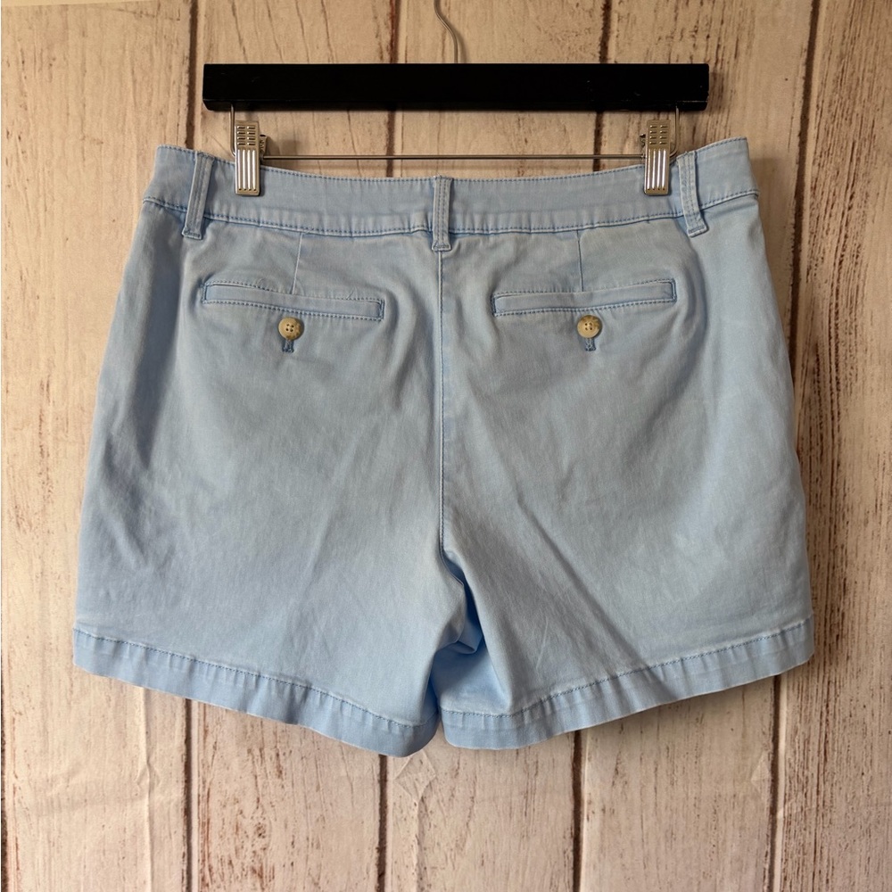 Tommy Bahama Women's Light Blue 5-Inch Chino Shorts Size 10 - Picture 2 of 7